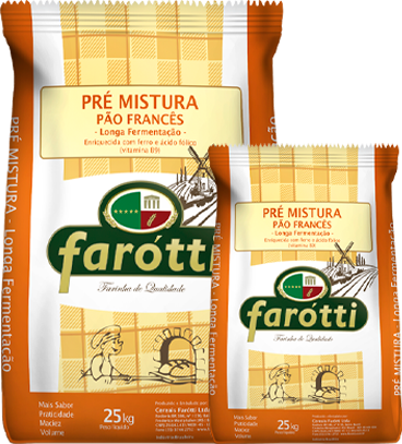 Farinha Pré-Mistura Para Pão Francês 25kg (longa fermentação)