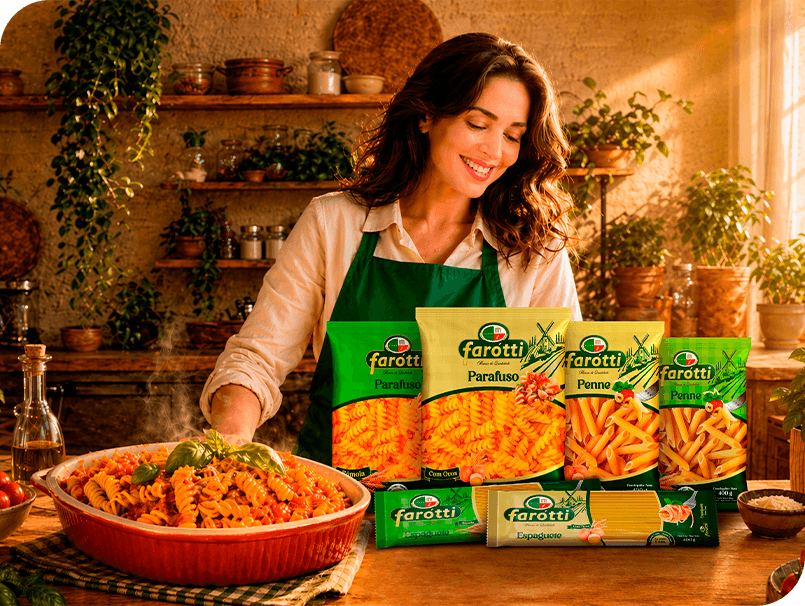 Linha de Macarrão Farótti